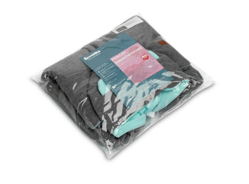 Пончо Grey Melange / Turquoise -  -  - BebeMama