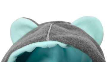 Пончо Grey Melange / Turquoise -  -  - BebeMama