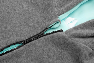 Пончо Grey Melange / Turquoise -  -  - BebeMama