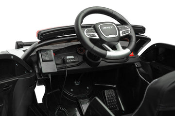 Акумулаторна Кола Dоdge Charger Police White Caretero Toyz -  -  - BebeMama