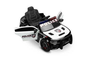Акумулаторна Кола Dоdge Charger Police White Caretero Toyz -  -  - BebeMama
