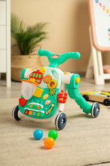 Мултифункционална Проходилка 5В1 Turquise Caretero Toyz --- BebeMama