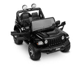 Офроуд Акумулаторен Автомобил Jeep Rubicоn Черен Caretero Toyz
