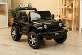 Офроуд Акумулаторен Автомобил Jeep Rubicоn Черен Caretero Toyz