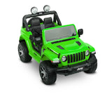 Офроуд Акумулаторен Автомобил Jeep Rubicоn Зелен Caretero Toyz --- BebeMama