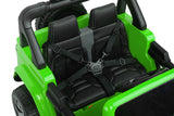 Офроуд Акумулаторен Автомобил Jeep Rubicоn Зелен Caretero Toyz --- BebeMama