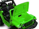 Офроуд Акумулаторен Автомобил Jeep Rubicоn Зелен Caretero Toyz --- BebeMama