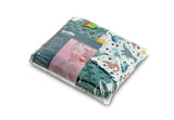Одеяло Minky Emerald Dinosaurs 75 X 100 --- BebeMama