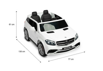 Акумулаторна Кола Mercedes Gls63 Бяла Caretero Toyz -  -  - BebeMama