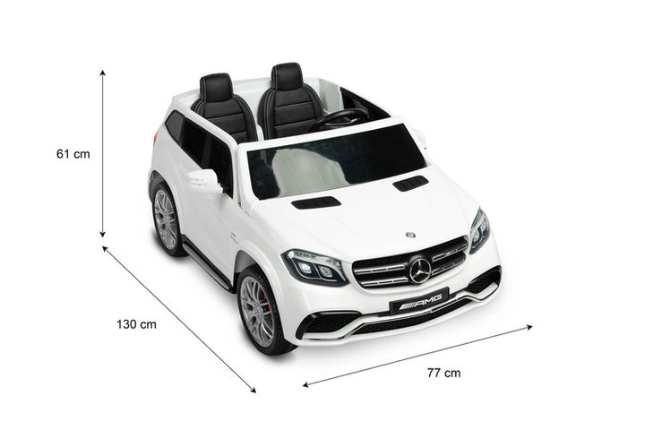 Акумулаторна Кола Mercedes Gls63 Бяла Caretero Toyz -  -  - BebeMama