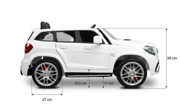 Акумулаторна Кола Mercedes Gls63 Бяла Caretero Toyz -  -  - BebeMama