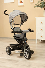 Триколка С Родителски Контрол Buzz Grey Caretero Toyz --- BebeMama