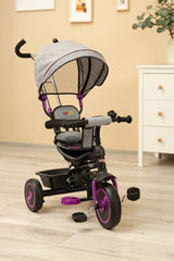 Триколка С Родителски Контрол Buzz Purple Caretero Toyz --- BebeMama