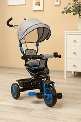 Триколка С Родителски Контрол Buzz Navy Caretero Toyz --- BebeMama
