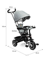 Триколка С Родителски Контрол Buzz Navy Caretero Toyz --- BebeMama