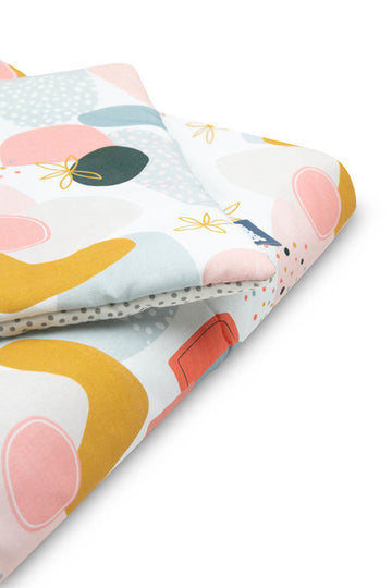 Памучен Комплект За Кошара Abstraction Dots Grey -  -  - BebeMama