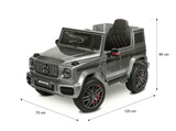 Акумулаторна Кола Mercedes Benz G63 Amg Silver Caretero Toyz