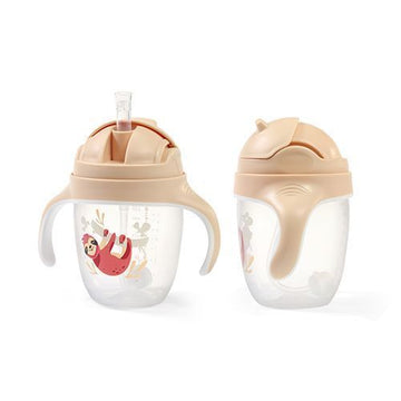 Чаша Sippy Със Сламка Бежова -  -  - BebeMama