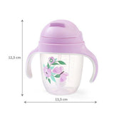 Чаша Sippy Със Сламка Лилава --- BebeMama