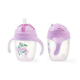 Чаша Sippy Със Сламка Лилава --- BebeMama