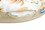 Възглавница За Хранене Velvet Square Beige --- BebeMama