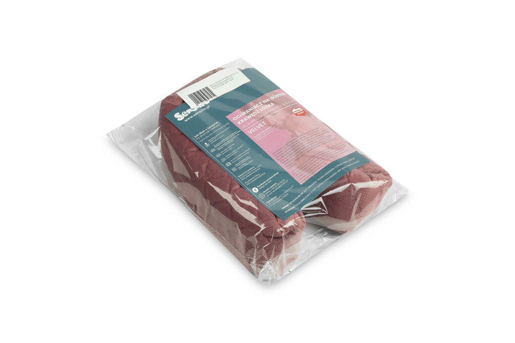 Обиколник За Легло За Горния Ръб На Леглото Velvet Dirty Pink --- BebeMama