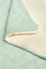 Бродирано Одеяло 80X100 Light Mint Plush