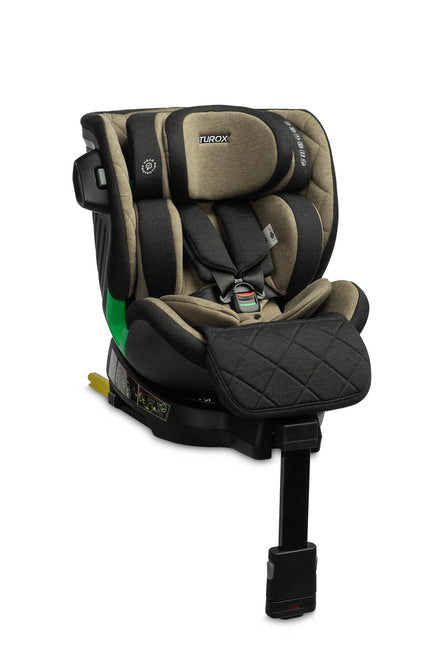 Столче За Кола Turox I-Размер 0-36Кг Khaki Caretero --- BebeMama