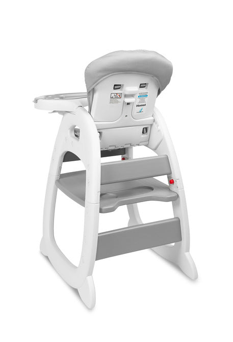 Столче За Хранене 2В1 + Маса Homee Grey Caretero --- BebeMama