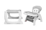 Столче За Хранене 2В1 + Маса Homee Grey Caretero --- BebeMama