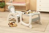 Столче За Хранене 2В1 + Маса Homee Grey Caretero --- BebeMama