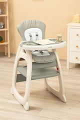 Столче За Хранене 2В1 + Маса Homee Grey Caretero --- BebeMama