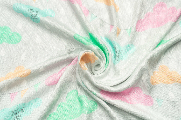Комплект Пелени Бамбук 30Х35/ 75Х75 Drop Of Milk --- BebeMama