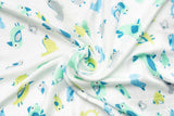 Бамбукова Пелена Blue Birds 75X75 --- BebeMama