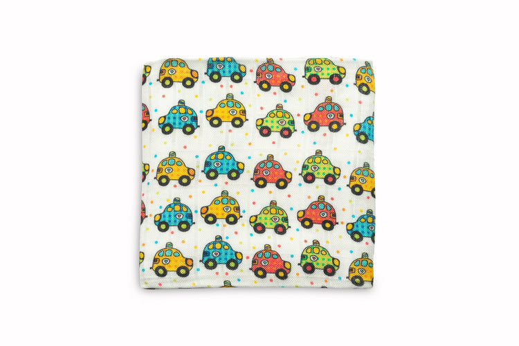 Бамбукова Пелена Cars 75X75 --- BebeMama