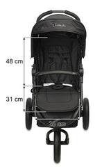 Детска Количка Lima Graphite Caretero --- BebeMama