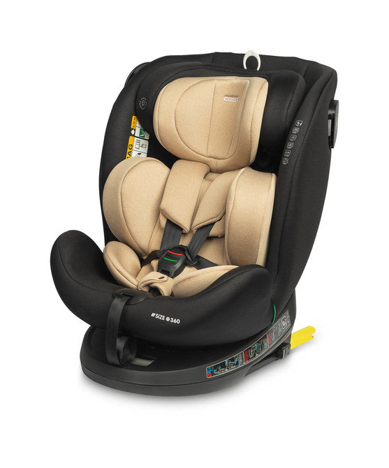 Столче За Кола Commo I-Размер 0-36Кг Beige Caretero --- BebeMama