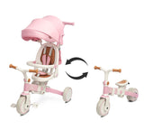 Триколка И Баланиращо Колело 2В1 Faro Pink Caretero Toyz --- BebeMama