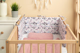 Памучен Обиколник Pink Butterflies --- BebeMama