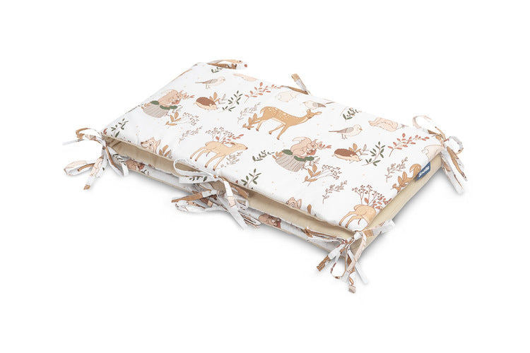 Памучен Обиколник The Wolf And Friends Beige --- BebeMama