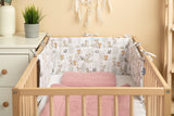 Памучен Обиколник The Wolf And Friends Beige --- BebeMama