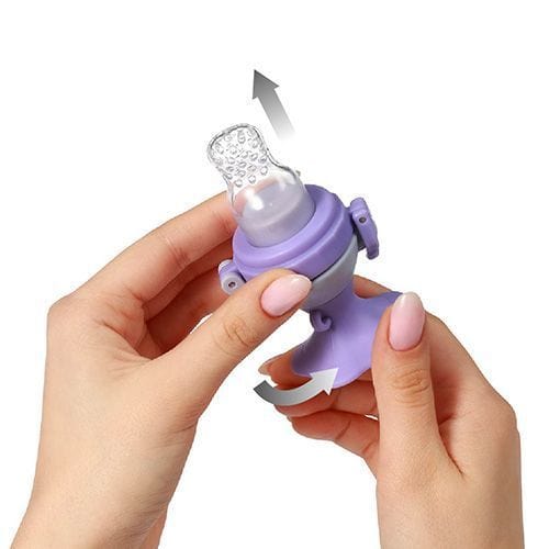 Babyono Jucărie de dentiție cu fructe violet