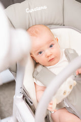 Столче За Хранене + Люлка Шезлонг Indigo Черен Зелен Caretero --- BebeMama