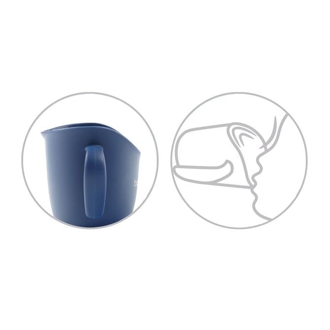 Cupă ergonomică de antrenament Blue Flow Babyono