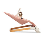 Șezlong extensibil pin roz Caretero