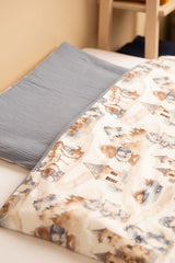 Set de lenjerie de pat 2 piese Dragoni 100X135 cm 