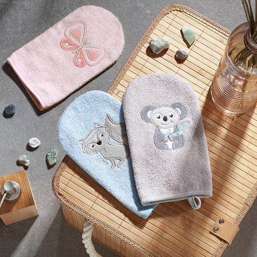 Бамбукова Кърпа За Миене Сива 100Х100 Babyono