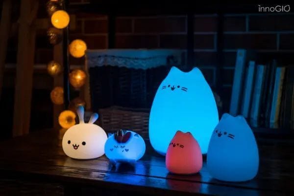 Mini Lampa din silicon Kitty Ljc-124.
