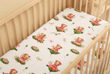 Печатан Чаршаф Мече В Цветя 60 X 120 См