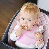 Suzetă ultra subțire din silicon roz Babyono